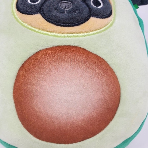 Kellytoy Squishmallow 8 inch Prince The Pug Dressed As An Avocado Plush Toy - Picture 2 of 9